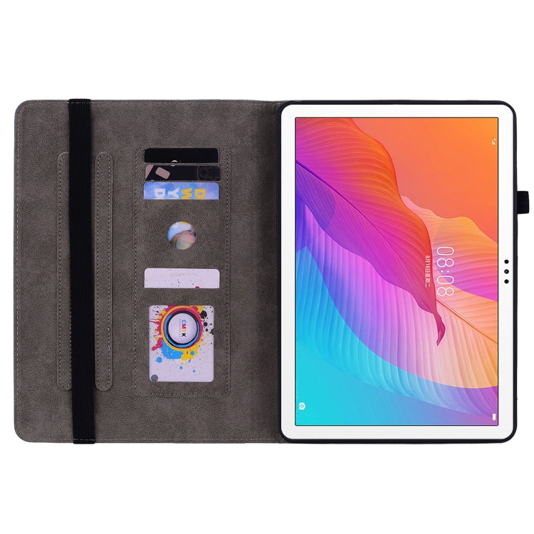 For Huawei MatePad T 10s / Enjoy Tablet 2 Butterfly Rose Embossed Leather Tablet Case(Rose Red) - Huawei Cases by PMC TechLife | Online Shopping South Africa | PMC TechLife | Buy Now Pay Later Mobicred