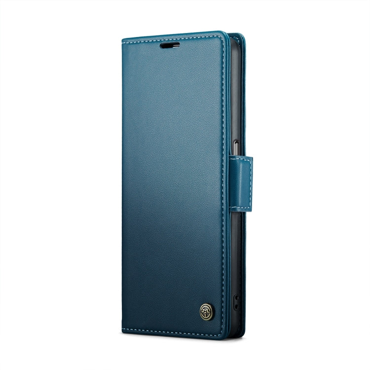 For OPPO A77 4G Global / A57e 4G CaseMe 023 Butterfly Buckle Litchi Texture RFID Anti-theft Leather Phone Case(Blue) - OPPO Cases by CaseMe | Online Shopping South Africa | PMC Jewellery | Buy Now Pay Later Mobicred