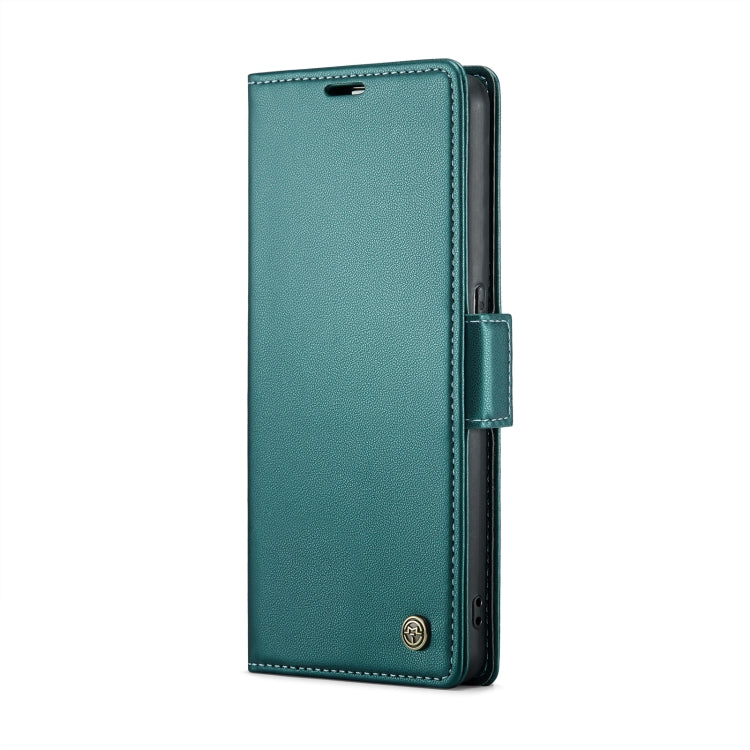 For OPPO Reno7 Z Global/Reno7 Lite Global CaseMe 023 Butterfly Buckle Litchi Texture RFID Anti-theft Leather Phone Case(Pearly Blue) - OPPO Cases by CaseMe | Online Shopping South Africa | PMC Jewellery | Buy Now Pay Later Mobicred