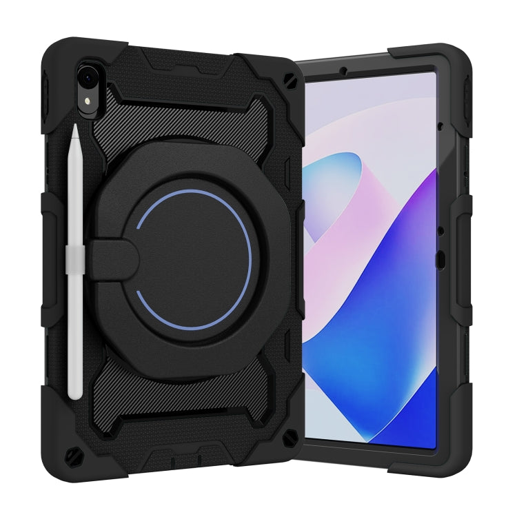 For Huawei MatePad 11 2023 Armor Contrast Color Silicone + PC Tablet Case(Black) - Huawei by PMC TechLife | Online Shopping South Africa | PMC TechLife | Buy Now Pay Later Mobicred