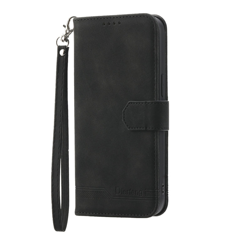 For Xiaomi 14 Ultra Dierfeng Dream Line TPU + PU Leather Phone Case(Black) - 14 Ultra Cases by PMC TechLife | Online Shopping South Africa | PMC TechLife | Buy Now Pay Later Mobicred