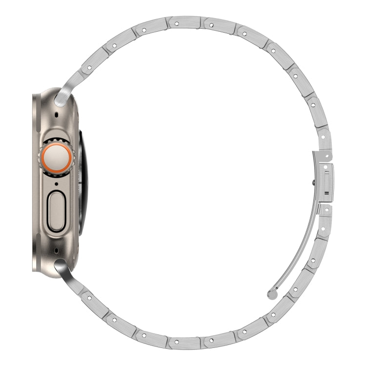 Double Rows Metal Watch Band For Apple Watch SE 2023 40mm(Silver) - free shipping - PMC TechLife - Order now!