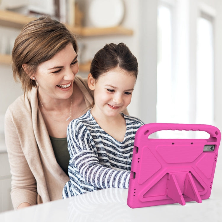 For Lenovo Tab P11 Gen 2 11.5 Handle EVA Shockproof Tablet Case with Holder(Rose Red) - free shipping - PMC TechLife - Order now!
