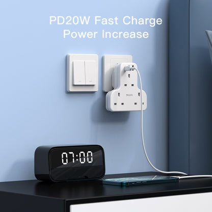 Yesido MC-15 PD+QC 3.0 3250W Home High Power Fast Charging Socket, Plug Type:UK Plug(White) - Extension Socket by Yesido | Online Shopping South Africa | PMC Jewellery | Buy Now Pay Later Mobicred