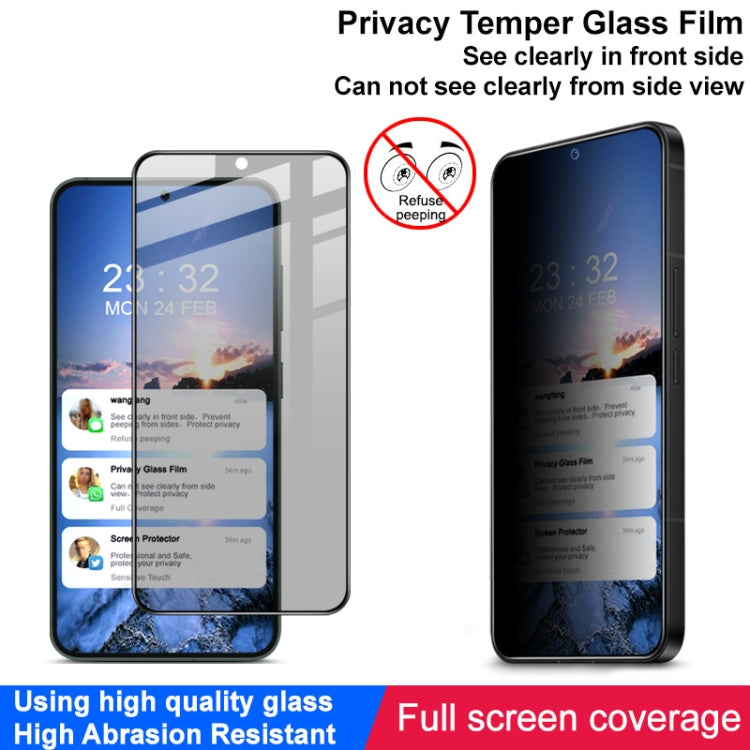 For Samsung Galaxy S24 5G imak HD Full Screen Anti-spy Tempered Glass Protective Film - Galaxy S24 5G Tempered Glass by imak | Online Shopping South Africa | PMC Jewellery | Buy Now Pay Later Mobicred