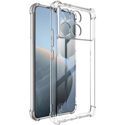 For Xiaomi Redmi K70 5G/K70 Pro 5G imak Shockproof Airbag TPU Phone Case(Transparent) - K70 Pro Cases by imak | Online Shopping South Africa | PMC Jewellery | Buy Now Pay Later Mobicred