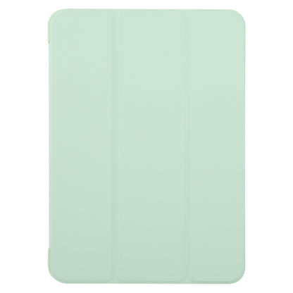 For iPad Air 11 2024 GEBEI 3-folding Holder Shockproof Flip Leather Tablet Case(Green) - iPad Air 11 2024 Cases by GEBEI | Online Shopping South Africa | PMC Jewellery | Buy Now Pay Later Mobicred