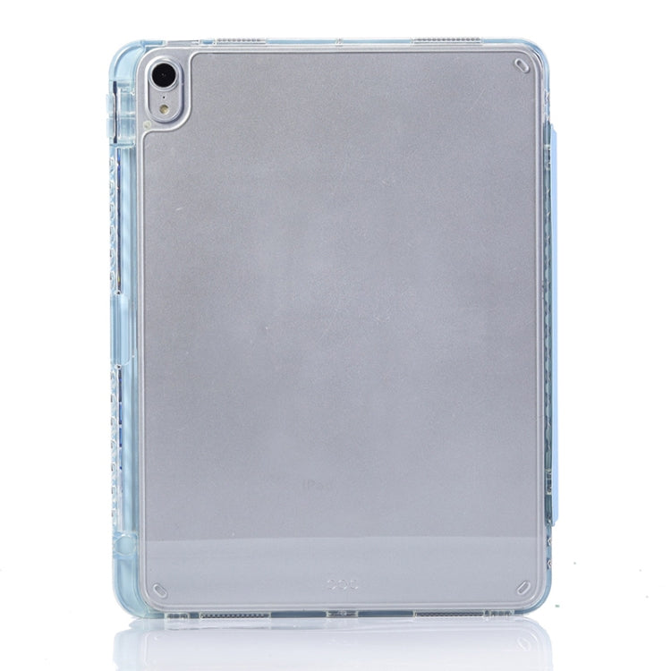 For iPad Air 11 2024 / iPad Pro 11 3-Fold Lock Buckle Leather Smart Tablet Case(Sky Blue) - free shipping - PMC TechLife - Order now!