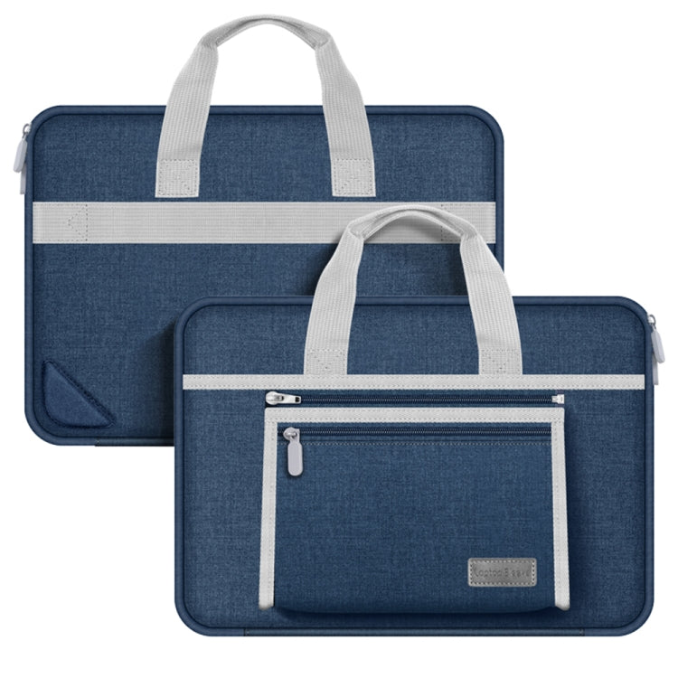 14 inch Oxford Fabric Portable Laptop Handbag(Dark Blue) - 14.1 inch by PMC Jewellery | Online Shopping South Africa | PMC Jewellery | Buy Now Pay Later Mobicred