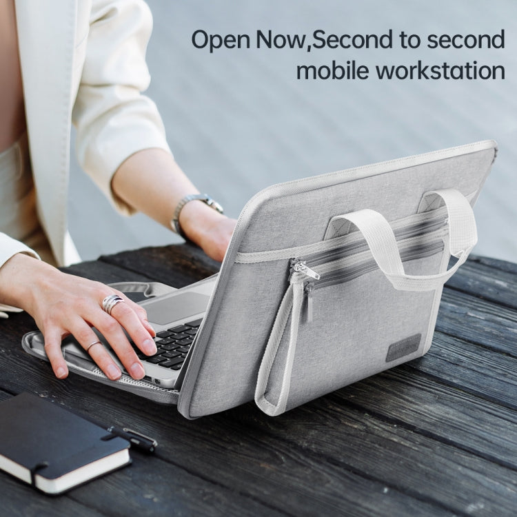 15-16 inch Oxford Fabric Portable Laptop Handbag(Grey) - free shipping - PMC Jewellery - Order now!