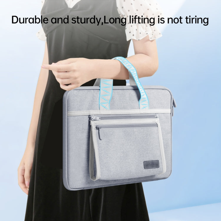 15-16 inch Oxford Fabric Portable Laptop Handbag(Dark Blue) - 15 inch by PMC Jewellery | Online Shopping South Africa | PMC Jewellery | Buy Now Pay Later Mobicred