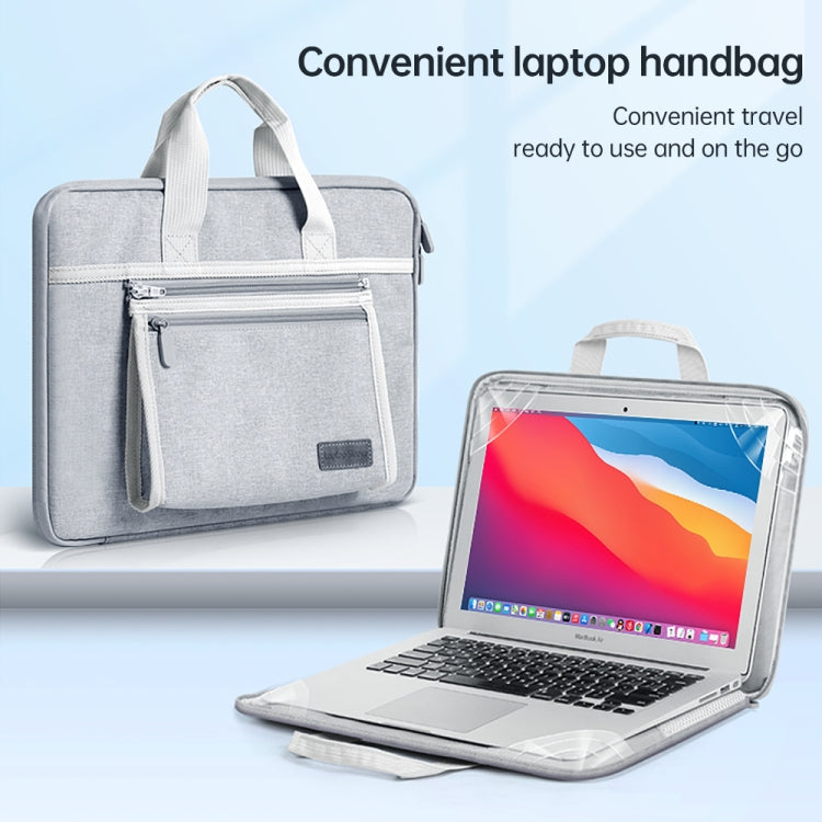 13/13.3 inch Oxford Fabric Portable Laptop Handbag(Black) - 13.3 inch by PMC Jewellery | Online Shopping South Africa | PMC Jewellery | Buy Now Pay Later Mobicred