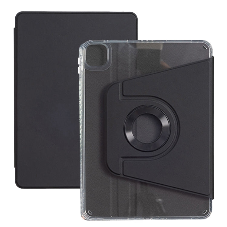For iPad Pro 11 2024 Magnetic Split Leather Smart Tablet Case(Black) - iPad Pro 11 2024 Cases by PMC TechLife | Online Shopping South Africa | PMC TechLife | Buy Now Pay Later Mobicred