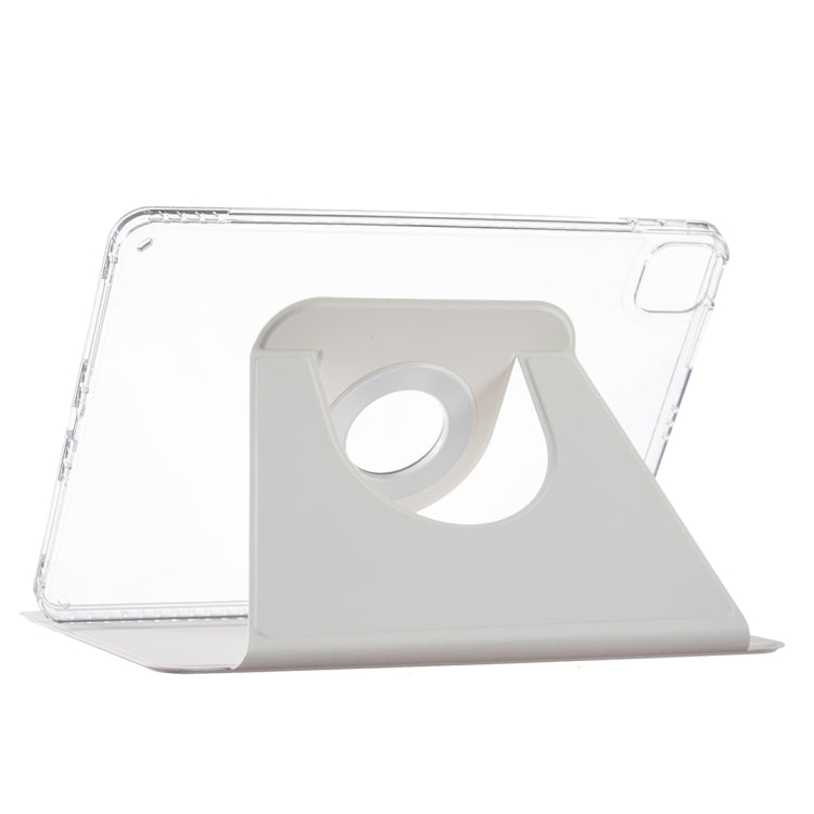 For iPad Pro 13 2024 Magnetic Split Leather Smart Tablet Case(White) - iPad Pro 13 2024 Cases by PMC TechLife | Online Shopping South Africa | PMC TechLife | Buy Now Pay Later Mobicred