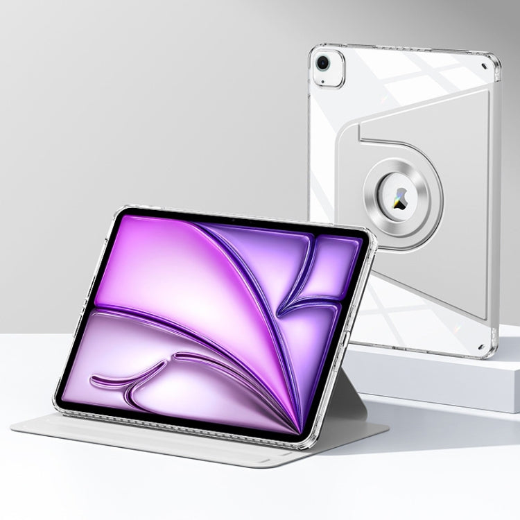For iPad Air 13 2025 / 2024 Magnetic Split Leather Smart Tablet Case(Grey) - iPad Air 13 2025 / 2024 Cases by PMC TechLife | Online Shopping South Africa | PMC TechLife | Buy Now Pay Later Mobicred