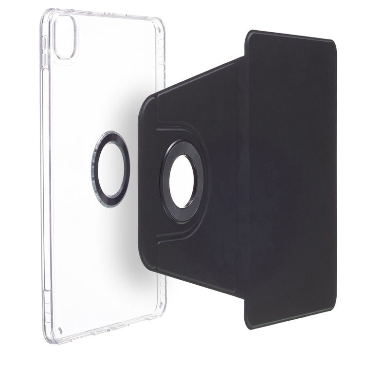 For iPad Air 13 2024 Magnetic Split Leather Smart Tablet Case(Black) - iPad Air 13 2024 Cases by PMC TechLife | Online Shopping South Africa | PMC TechLife | Buy Now Pay Later Mobicred
