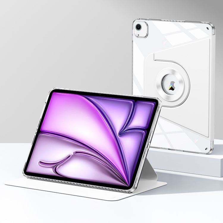 For iPad Air 13 2025 / 2024 Magnetic Split Leather Smart Tablet Case(White) - iPad Air 13 2025 / 2024 Cases by PMC TechLife | Online Shopping South Africa | PMC TechLife | Buy Now Pay Later Mobicred