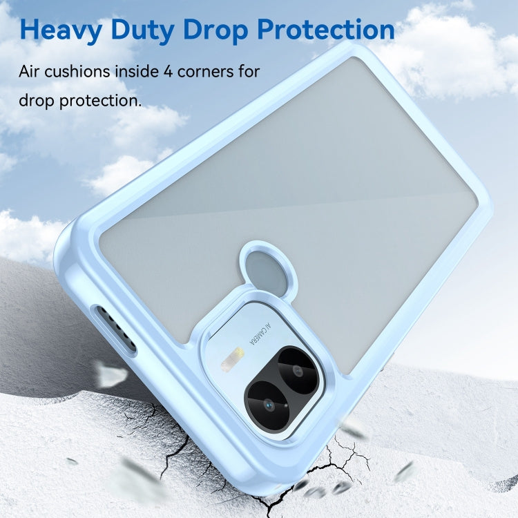 For Xiaomi Redmi A2+ Colorful Series Acrylic Hybrid TPU Phone Case(Blue) - Xiaomi Cases by PMC TechLife | Online Shopping South Africa | PMC TechLife | Buy Now Pay Later Mobicred