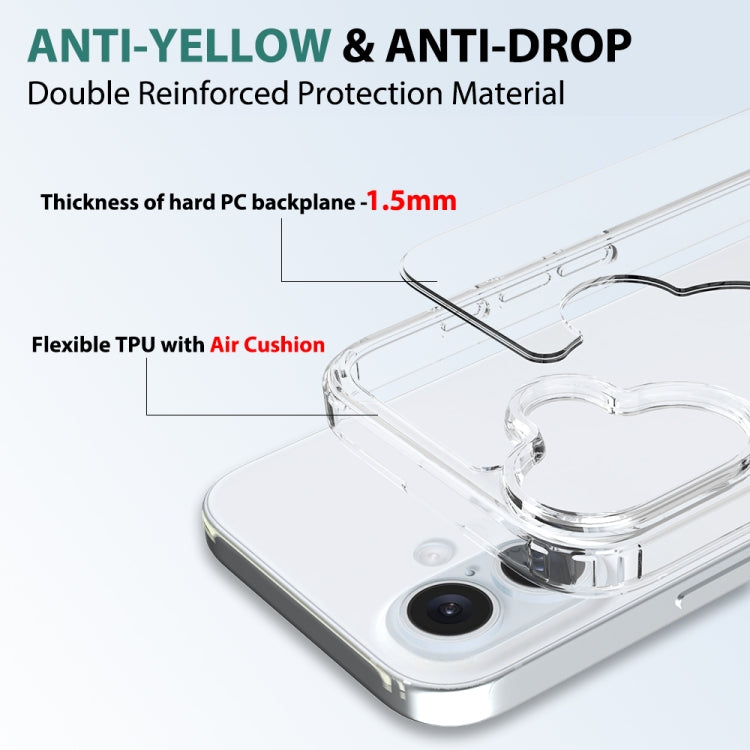 For iPhone 16 Scratchproof Acrylic TPU Phone Case(Transparent) - iPhone 16 Cases by PMC TechLife | Online Shopping South Africa | PMC TechLife | Buy Now Pay Later Mobicred