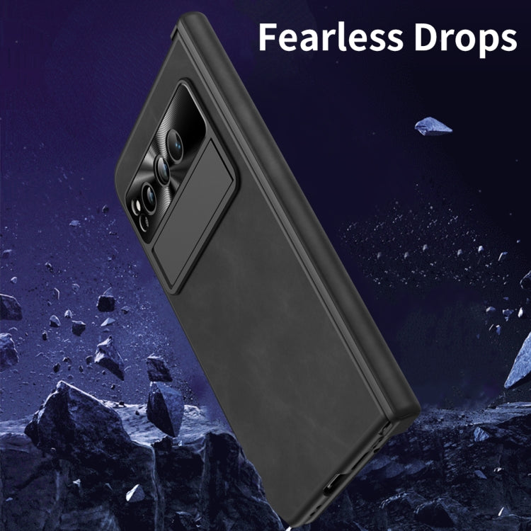 For Google Pixel Fold Napa Texture All-inclusive Phone Case(Black) - free shipping - PMC TechLife - Order now!