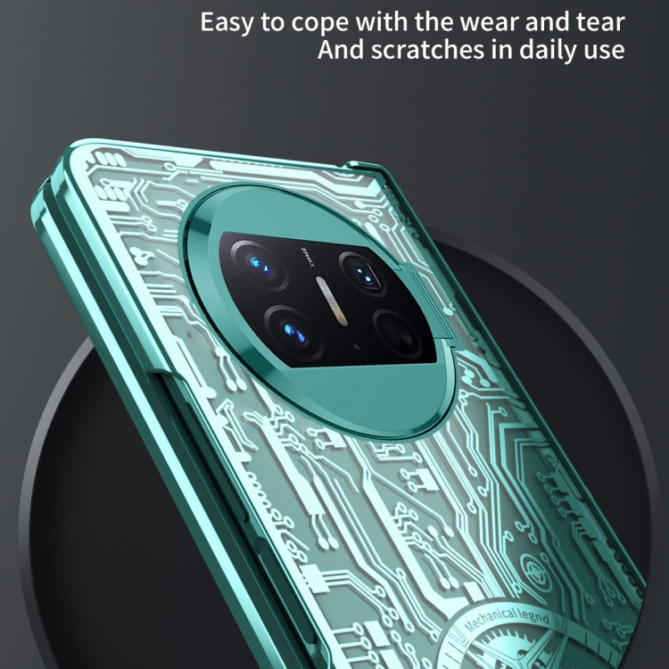 For Huawei Mate X3 Mechanical Legend Integrated Electroplating All-inclusive Phone Case(Champagne Gold) - Huawei Cases by PMC TechLife | Online Shopping South Africa | PMC TechLife | Buy Now Pay Later Mobicred