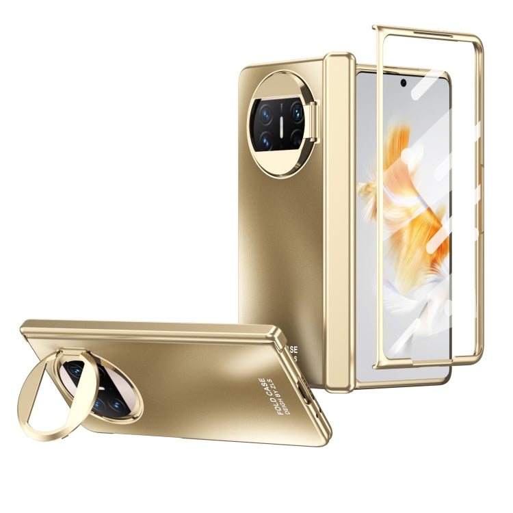 For Huawei Mate X3 Integrated Sub-plating Frame PC Phone Case(Gold) - free shipping - PMC TechLife - Order now!