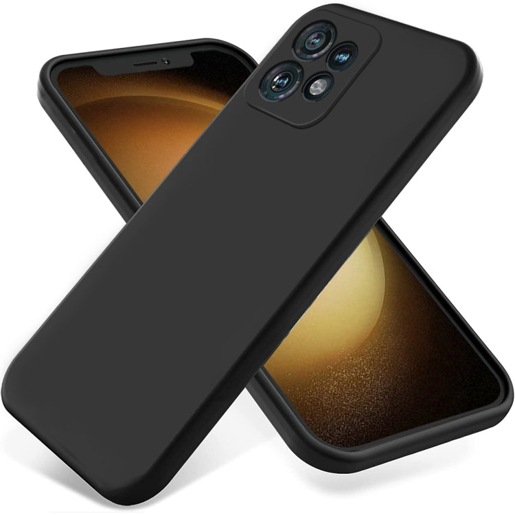 For Motorola Edge 40 Pro/Edge+ 2023/X40 Solid Color Liquid Silicone Dropproof Full Coverage Phone Case(Black) - free shipping - PMC TechLife - Order now!