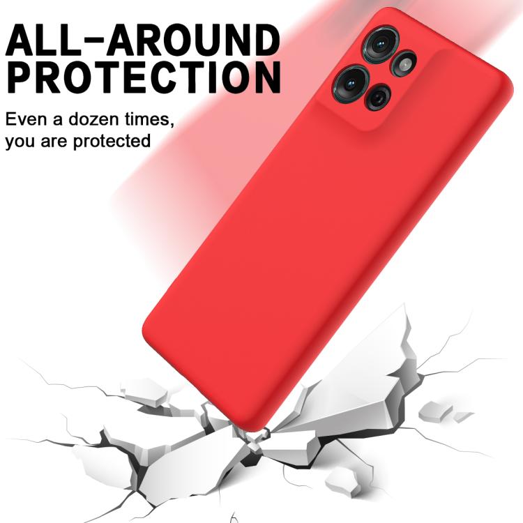 For Motorola Moto G Play 2025 Solid Color Liquid Silicone Dropproof Full Coverage Phone Case(Red) - free shipping - PMC TechLife - Order now!
