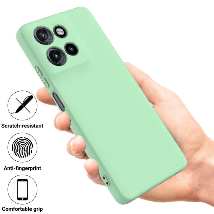 For Motorola Moto G Power 2025 Solid Color Liquid Silicone Dropproof Full Coverage Phone Case(Green) - free shipping - PMC TechLife - Order now!