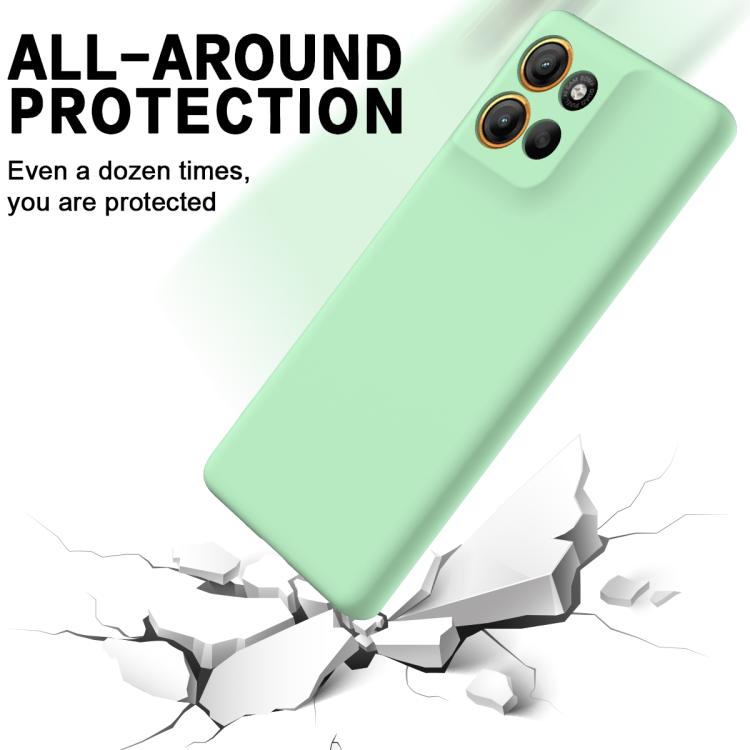 For Motorola Moto G56 5G Solid Color Liquid Silicone Dropproof Full Coverage Phone Case(Green) - free shipping - PMC TechLife - Order now!