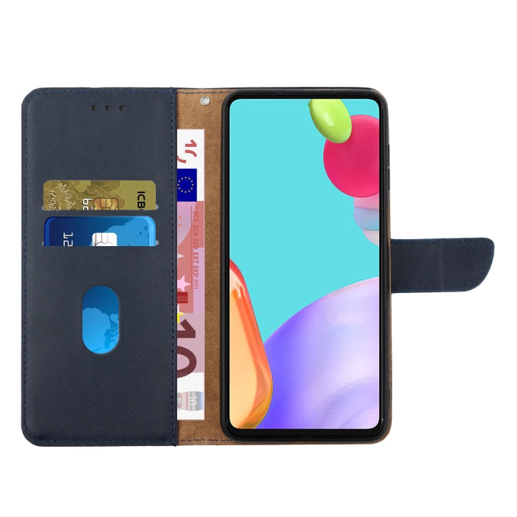For iPhone 16 Pro Genuine Leather Fingerprint-proof Flip Phone Case(Blue) - iPhone 16 Pro Cases by PMC TechLife | Online Shopping South Africa | PMC TechLife | Buy Now Pay Later Mobicred