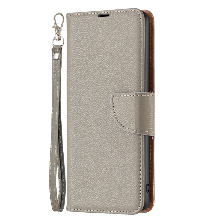 For Xiaomi Redmi Note 13 Pro 4G Global Litchi Texture Pure Color Leather Phone Case(Grey) - Note 13 Pro Cases by PMC TechLife | Online Shopping South Africa | PMC TechLife | Buy Now Pay Later Mobicred