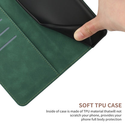 For iPhone 16 Plus Stitching Embossed Leather Phone Case(Green) - iPhone 16 Plus Cases by PMC Jewellery | Online Shopping South Africa | PMC Jewellery | Buy Now Pay Later Mobicred