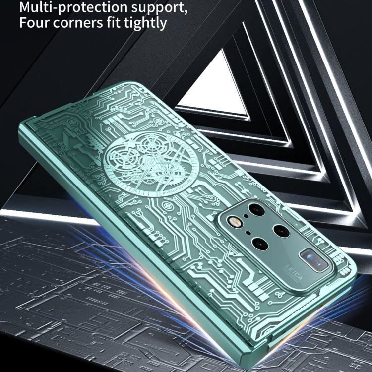 For Huawei Mate X2 Mechanical Legend Integrated Electroplating All-inclusive Phone Case(Black) - Huawei Cases by PMC TechLife | Online Shopping South Africa | PMC TechLife | Buy Now Pay Later Mobicred