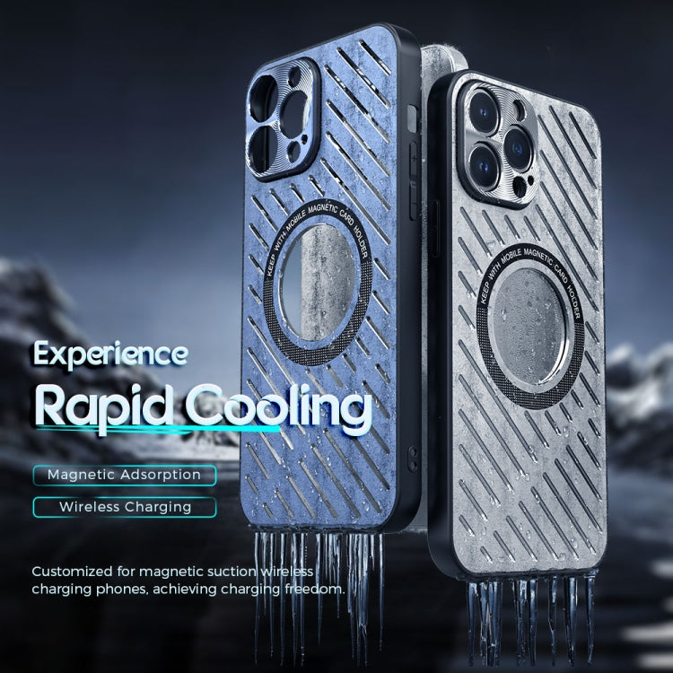 For iPhone 13 Pro Max R-JUST RJ57 CD Pattern MagSafe Cooling Phone Case(Black) - free shipping - PMC TechLife - Order now!