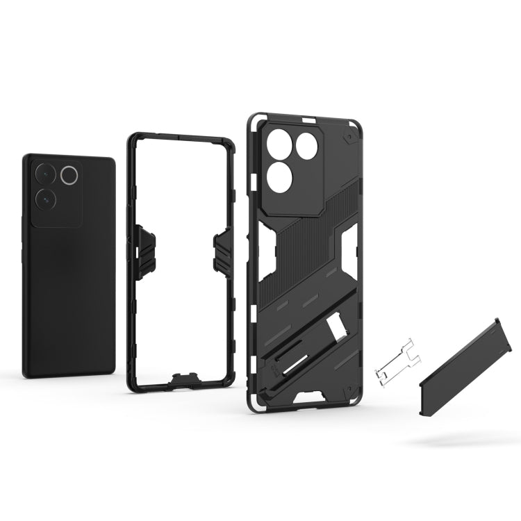 For vivo S17e Punk Armor 2 in 1 PC + TPU Phone Case with Holder(White) - vivo Cases by PMC TechLife | Online Shopping South Africa | PMC TechLife