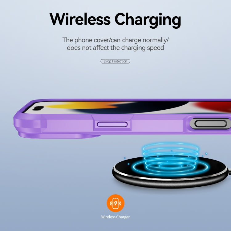 For iPhone 16 Pro TPU + PC Lens Protection Phone Case(Purple) - iPhone 16 Pro Cases by PMC TechLife | Online Shopping South Africa | PMC TechLife | Buy Now Pay Later Mobicred