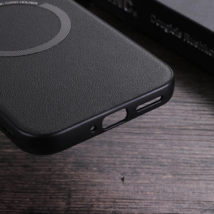 For Google Pixel 9 Pro Magsafe Magnetic Ring Leather Texture Phone Case(Red) - Google Cases by PMC TechLife | Online Shopping South Africa | PMC TechLife | Buy Now Pay Later Mobicred