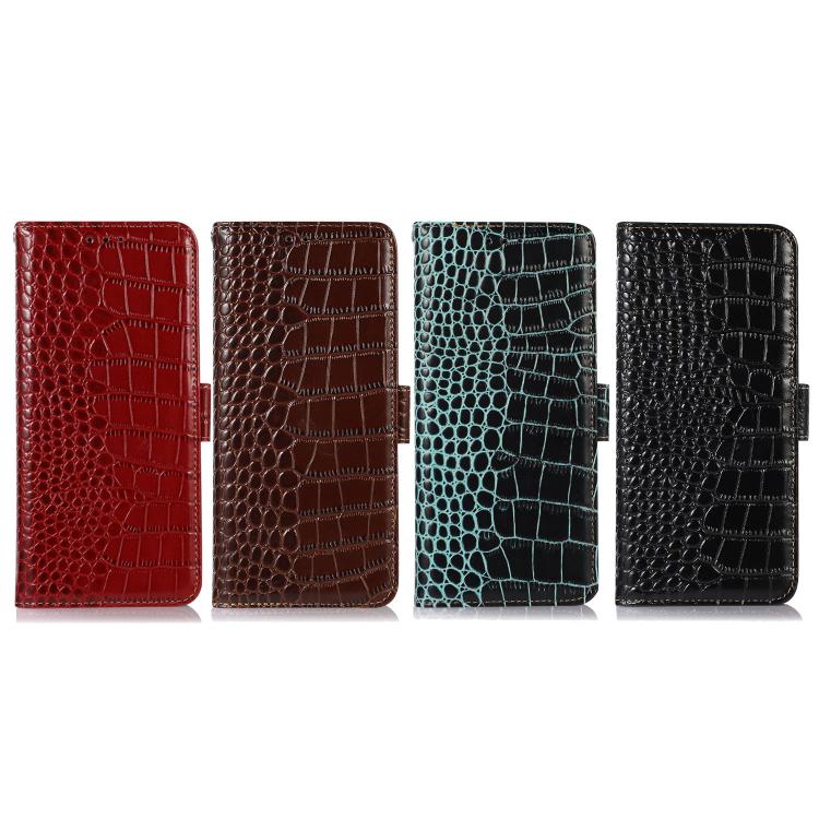 For iPhone 17 Crocodile Top Layer Cowhide Leather Phone Case(Green) - free shipping - PMc TechLife - Order now!