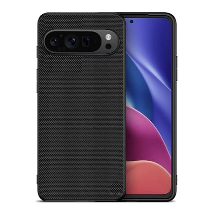 For Google Pixel 9 Nylon Cloth Texture Shockproof PC+TPU Phone Case(Black) - Google Cases by PMC Jewellery | Online Shopping South Africa | PMC Jewellery | Buy Now Pay Later Mobicred