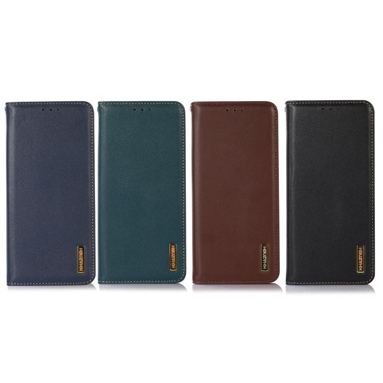 For iPhone 17 KHAZNEH Nappa Top Layer Cowhide Leather Phone Case(Green) - free shipping - PMc TechLife - Order now!