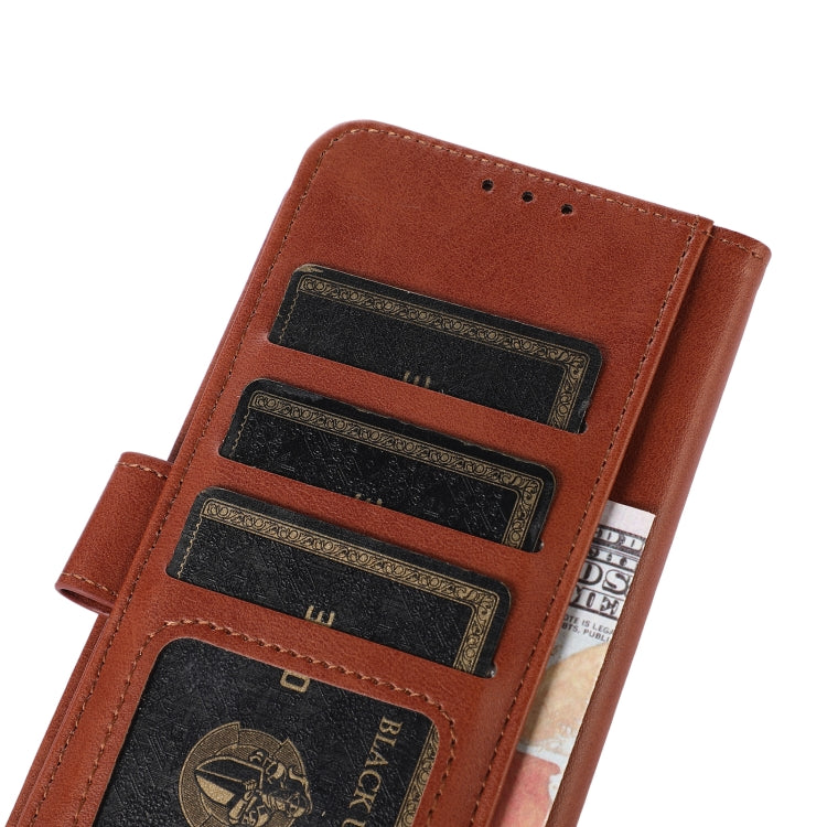 For iPhone 16 Plus Cow Texture Leather Phone Case(Brown) - free shipping - PMC TechLife - Order now!