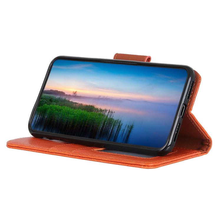For iPhone 17 Air Nappa Texture Leather Case(Orange) - free shipping - PMc TechLife - Order now!