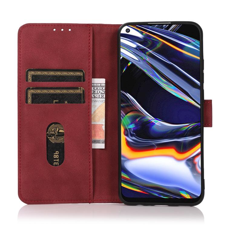 For iPhone 16e KHAZNEH Matte Texture Leather Phone Case(Red) - iPhone 16e Cases by PMC TechLife | Online Shopping South Africa | PMC TechLife | Buy Now Pay Later Mobicred