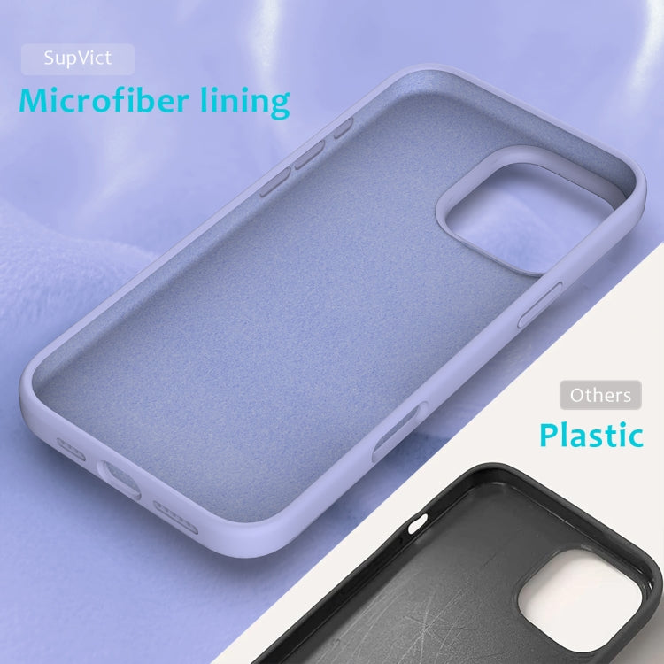 For iPhone 16 Pro Max Solid Color Silicone Phone Case(Purple) - More iPhone Cases by PMC TechLife | Online Shopping South Africa | PMC TechLife | Buy Now Pay Later Mobicred
