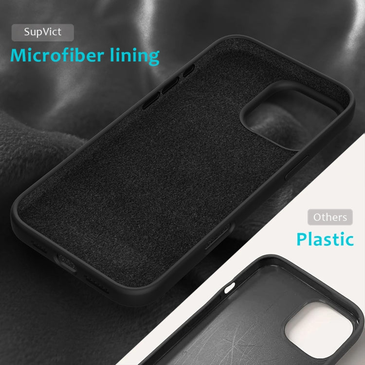 For iPhone 16 Pro Max Solid Color Silicone Phone Case(Black) - More iPhone Cases by PMC TechLife | Online Shopping South Africa | PMC TechLife | Buy Now Pay Later Mobicred