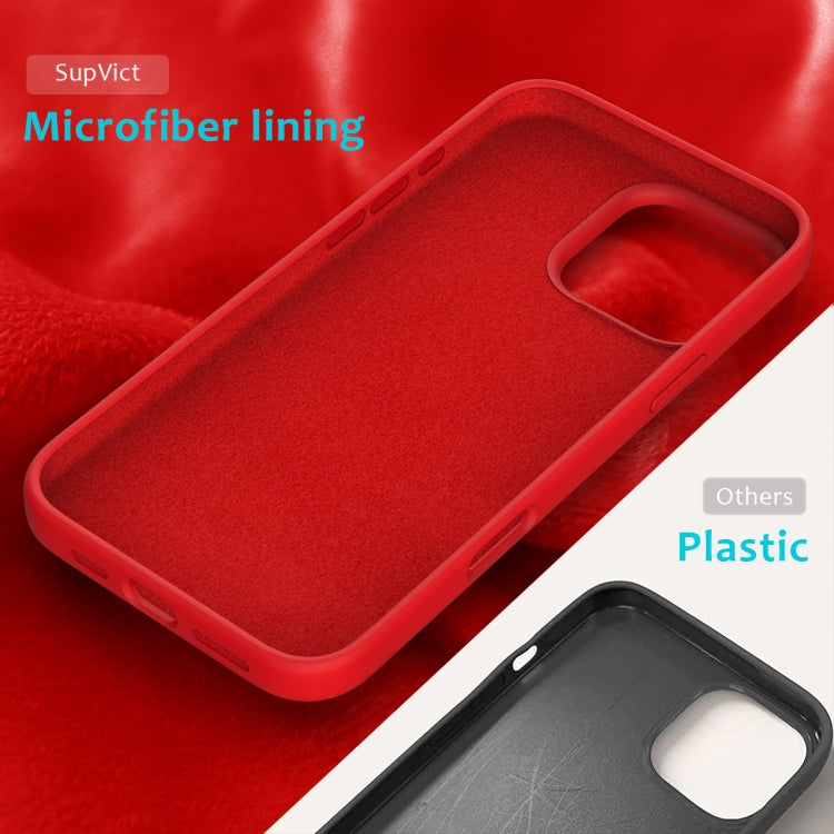 For iPhone 16 Pro Max Solid Color Silicone Phone Case(Red) - More iPhone Cases by PMC TechLife | Online Shopping South Africa | PMC TechLife | Buy Now Pay Later Mobicred