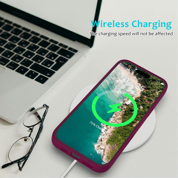 For iPhone 16 Pro Solid Color Silicone Phone Case(Violet) - More iPhone Cases by PMC TechLife | Online Shopping South Africa | PMC TechLife | Buy Now Pay Later Mobicred
