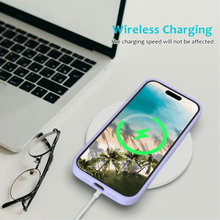 For iPhone 16 Solid Color Silicone Phone Case(Purple) - More iPhone Cases by PMC TechLife | Online Shopping South Africa | PMC TechLife | Buy Now Pay Later Mobicred