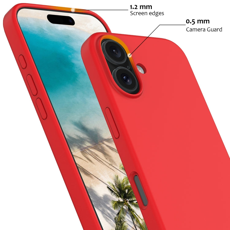 For iPhone 16 Plus Shockproof Silicone Magsafe Phone Case(Red) - iPhone 16 Plus Cases by PMC TechLife | Online Shopping South Africa | PMC TechLife | Buy Now Pay Later Mobicred